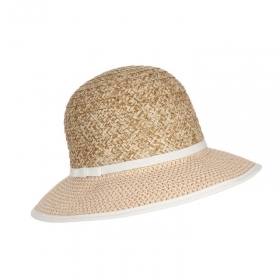 SEEBERGER | Cappello da donna in paglia misto cartapesta cloche