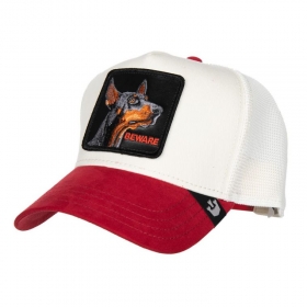 GOORIN | Motivo: Il Doberman in pelle scamosciata Cappello a visiera Trucker Cap