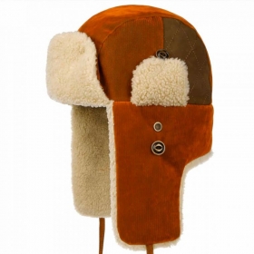 STETSON | Berretto bomber in velluto a coste Freestyle