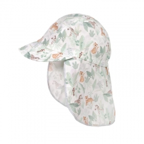 MAXIMO | Mini Girl Cap berretto da bambina con visiera e protezione per il collo