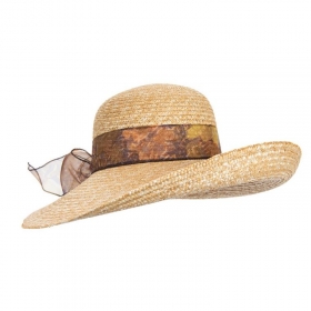 HUTTER | Cappello di paglia da donna a tesa larga