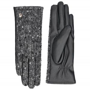 FASHION | Guanto da donna in tessuto misto lana con paillettes e funzione touchscreen