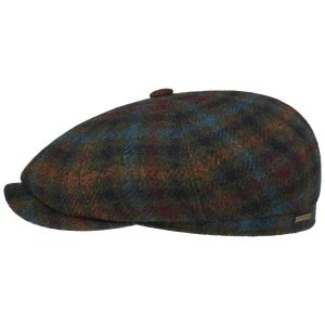 STETSON | Berretto piatto a 8 pannelli in lana vergine