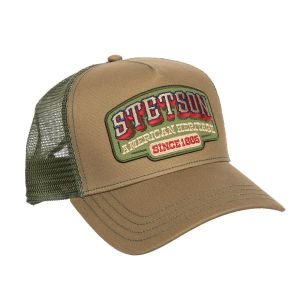 STETSON | Elegante berretto trucker in puro cotone dal look vintage