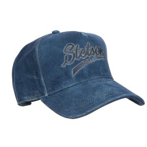 STETSON | Berretto a scudo in vera pelle con un autentico look usato