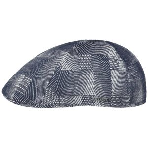 STETSON | Berretto piatto da uomo con motivo geometrico a 6 pannelli