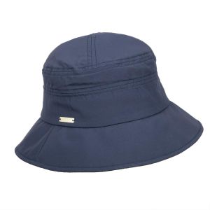 SEEBERGER | Cloche idrorepellente da donna con tesa sfalsata