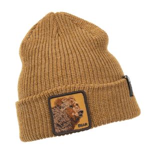 GOORIN | Motivo: THE AMBER BEAR BEANIE cuffia in maglia con risvolto