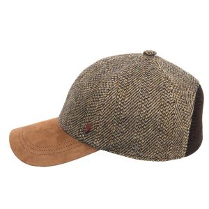 ALFONSO D\'ESTE | Cappellino invernale con visiera in 100% lana vergine