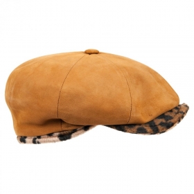 ALFONSO DESTE | Cappello a punta con motivo tigrato