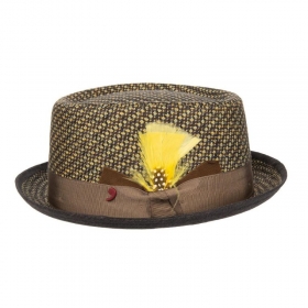ALFONSO DESTE Cappello in tela con torta di maiale