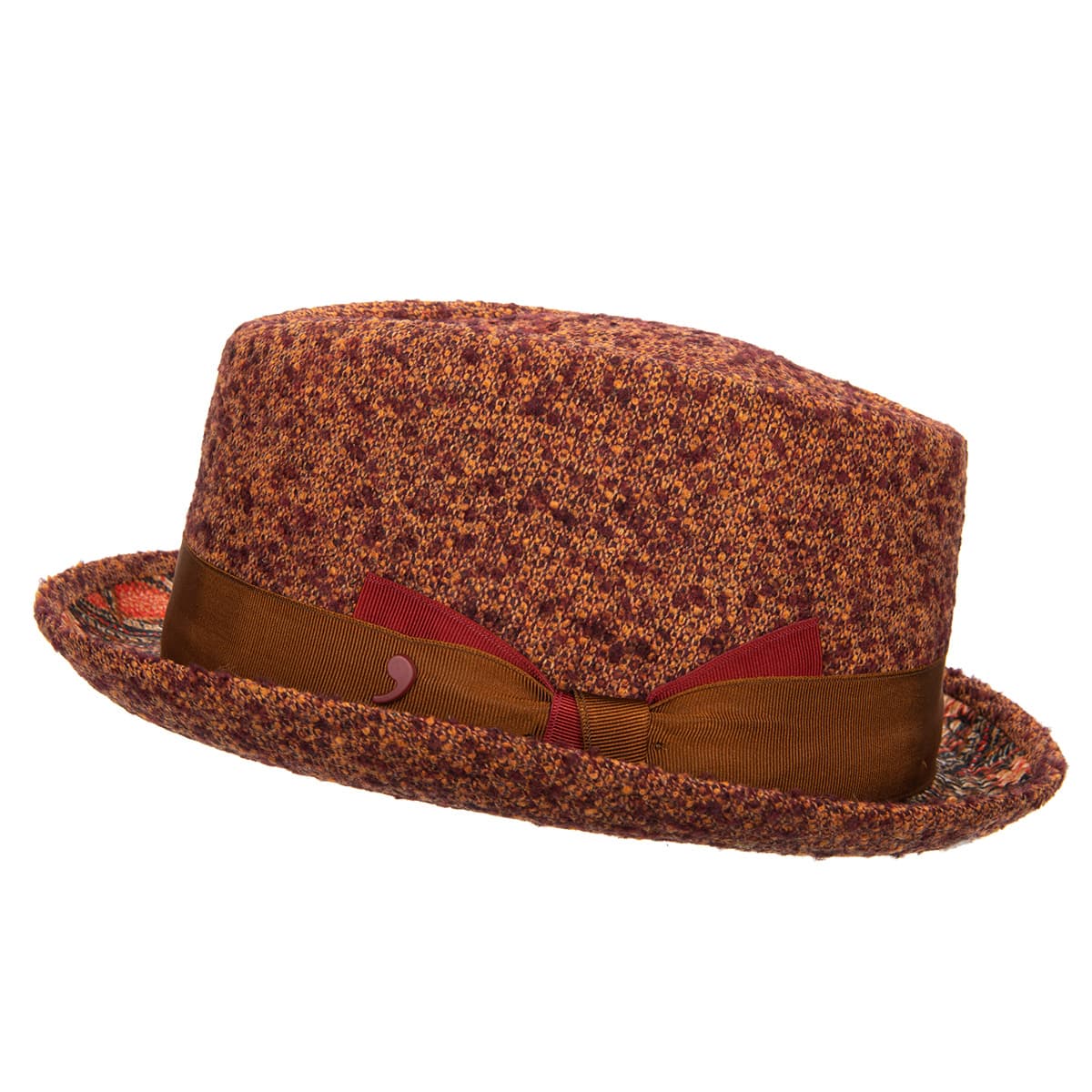 Cappello Pork Pie in Lana Vergine