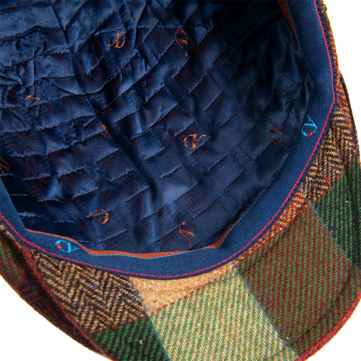Coppola Uomo Alfonso D´Este In Misto Lino – Made In Italy, Con Visiera E Fodera In Cotone