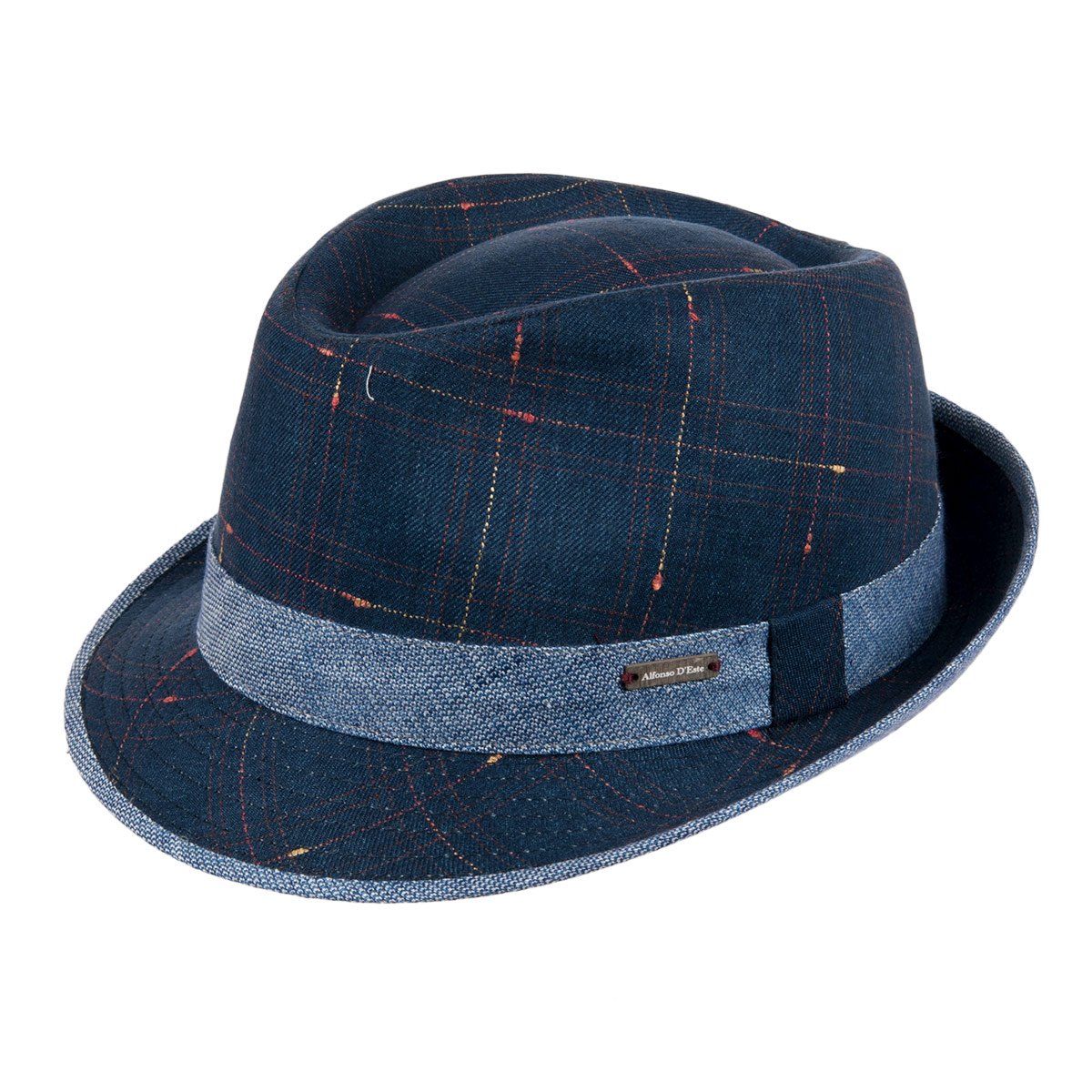 ALFONSO D'ESTE cappello trilby da uomo in puro lino > cappelleria Hutstuebele cappelli e