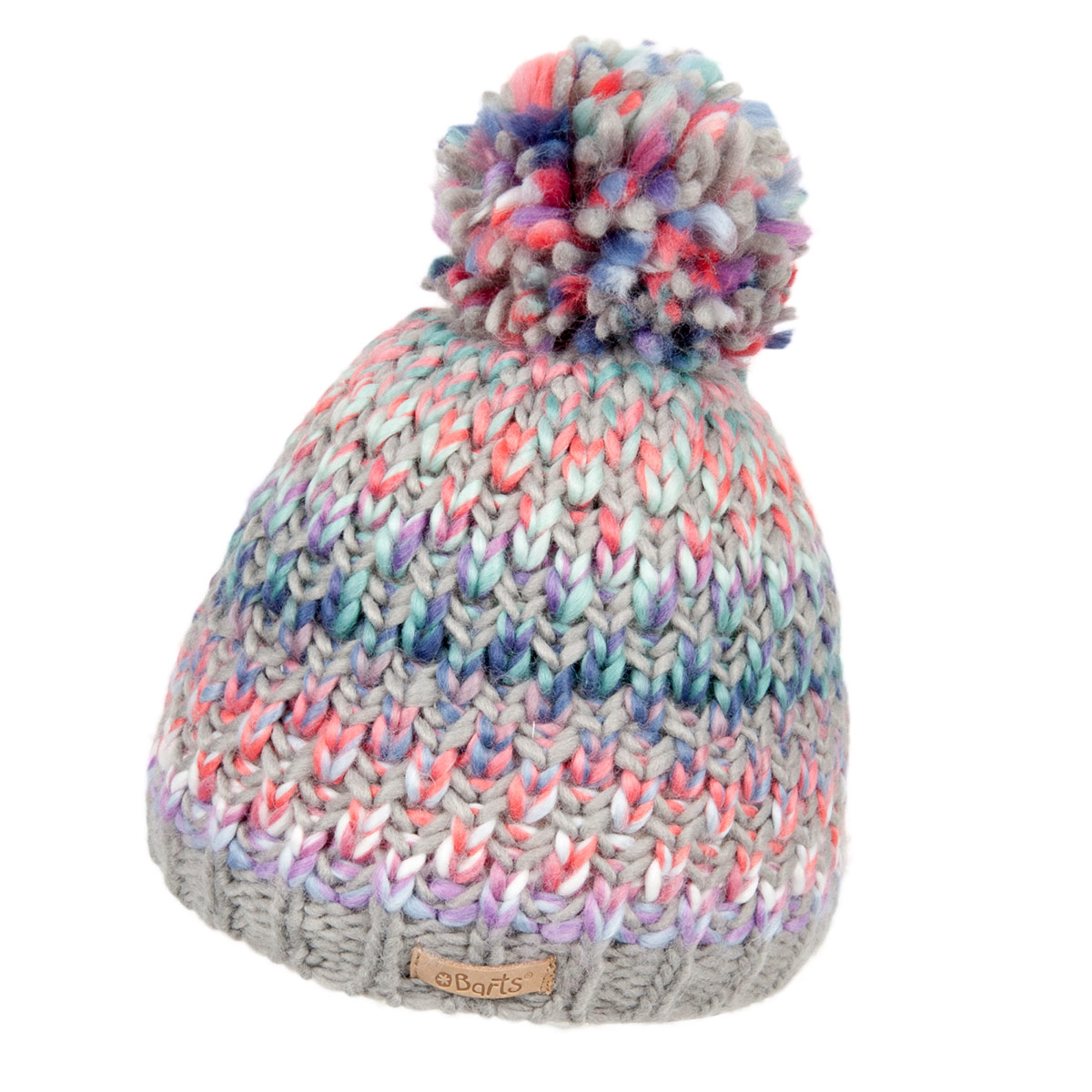 BARTS berretto con pompon da ragazzina con fodera di peluche