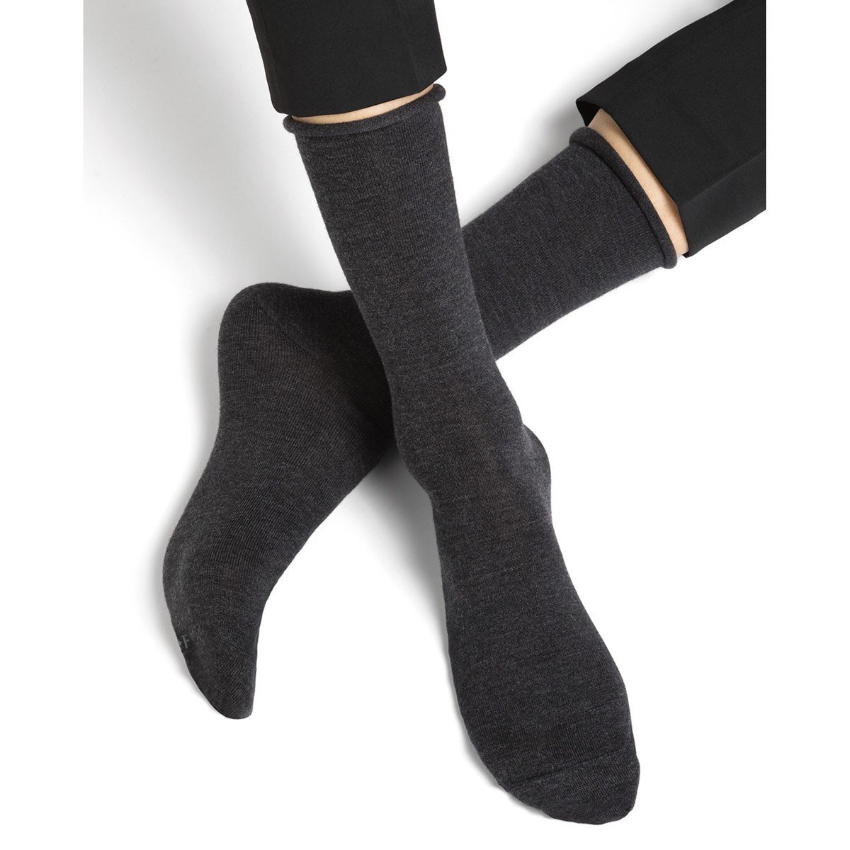 Vibram Wool Blend Crew - Calzini Uomo In Misto Lana - Peso Medio - Calzetti Flessibili