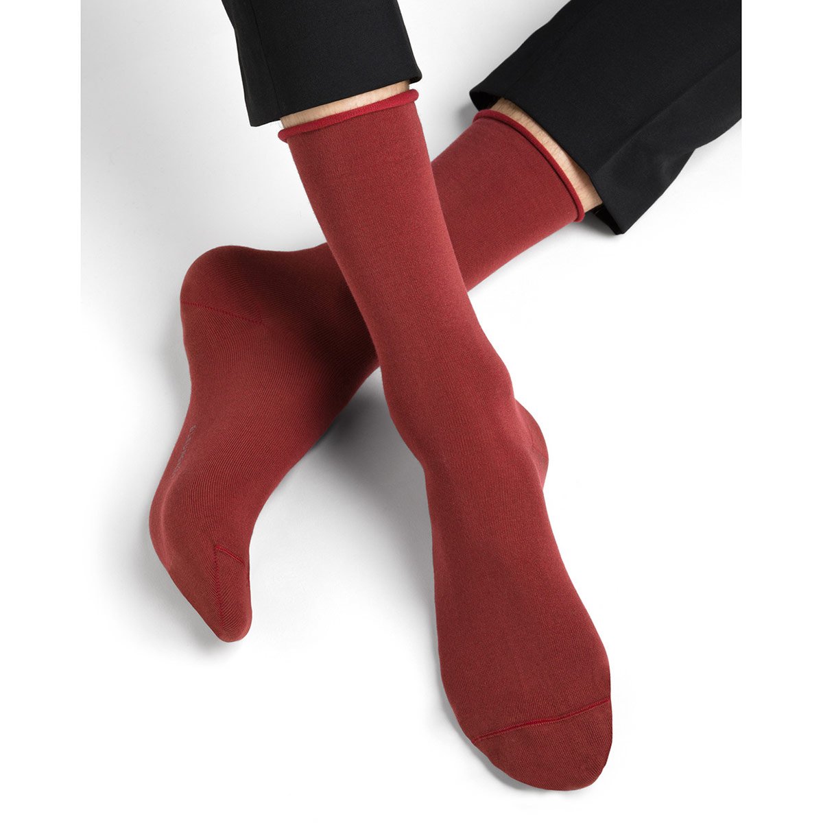 Softfabric Calzini Uomo Cotone Traspiranti – 3 Paia, Mid-Crew, Taglia 43-46 EU, Bianco Con Contrasto, 78% Cotone Pettinato