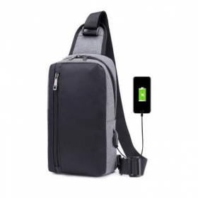 Borsa a tracolla con USB 17x30x10
