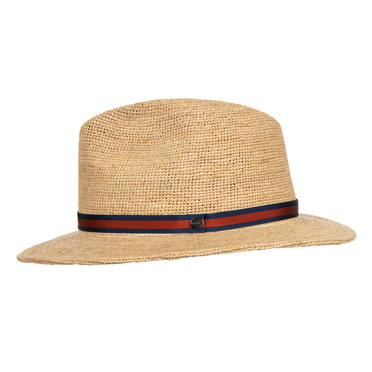 Cappello all'uncinetto da uomo BORSALINO in rafia