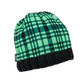 Cappello a maglia con scacchi firmato MAXIMO
