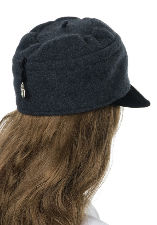 Cappello fantasioso da donna con visiera