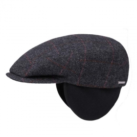 berretto piatto flatcap uomo con paraorecchie modello K