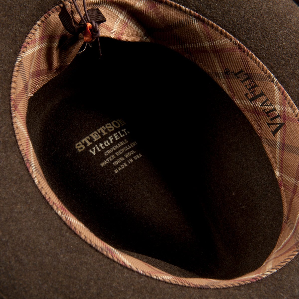 Stetson Newberg Cappello Traveller VitaFelt Tascabile Prodotto negli USA Uomo Tutto l Anno