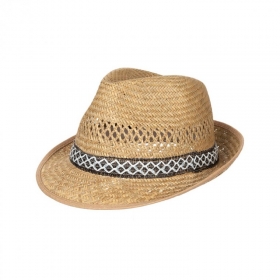 Cappello Trilby in paglia, Hutter, tesa piccola