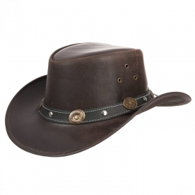 Cappello da cowboy in pelle Scippis