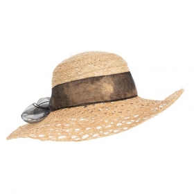 Cappello di paglia da donna a tesa larga - HUTTER