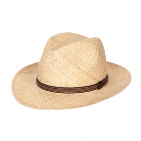 Cappello in paglia naturale, HUTTER