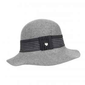 Elegante cappello floscio da donna in feltro di lana
