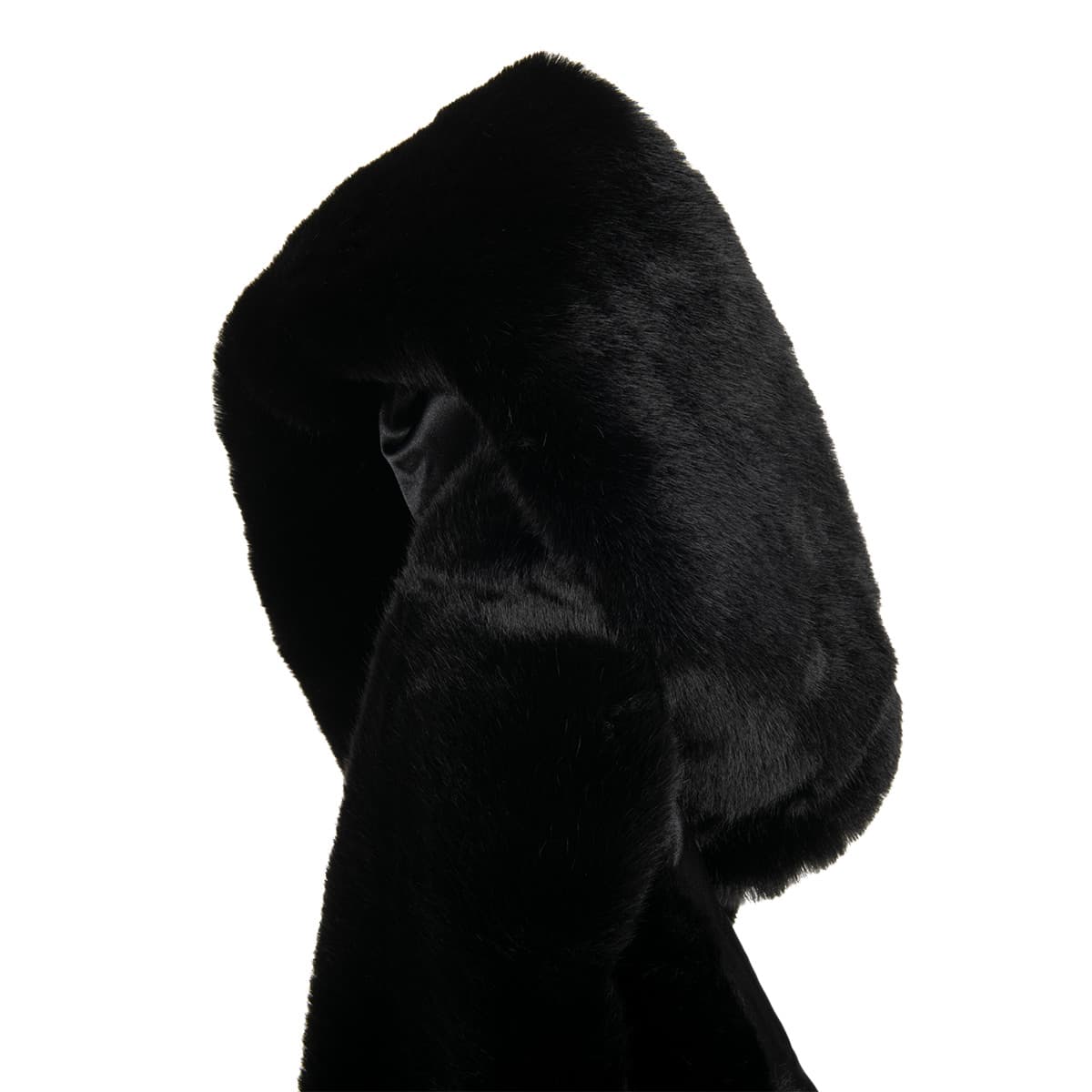 Tour De Cou (girocollo) En Fausse Fourrure Noire - Marque Fix Design - Taille Unique