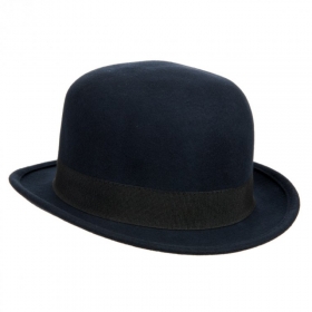 cappello bombetta giovanile in feltro lana