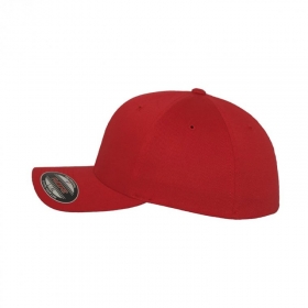 Cappello FLEXFIT Wooly Combed in rosso