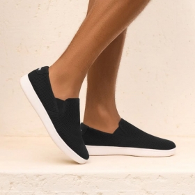 GIESSWEIN Wood Sneaker Slip-On uomo nero - Comfort