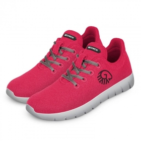 Sneaker donna GIESSWEIN Merino Runners - Rosso rubino