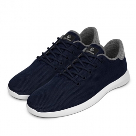 GIESSWEIN Maglia in lana merino da donna in blu oceano