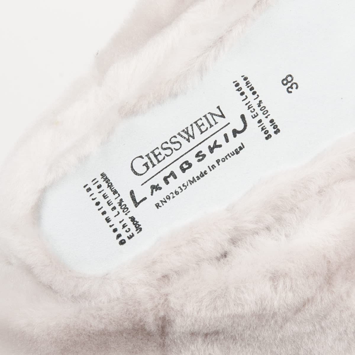 Pantofole Sportive Di Pelliccia Di Agnello - Foto 9