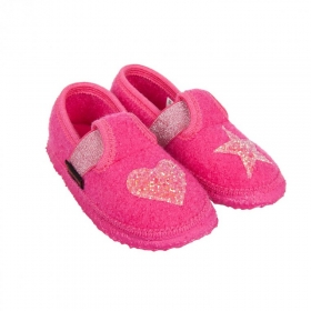 Pantofole da bambina GIESSWEIN con cuore
