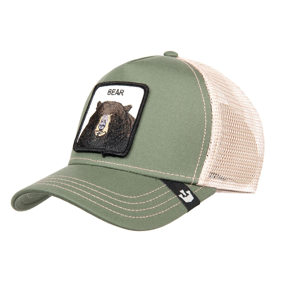 GOORIN | Drew Bear Trucker Cap olive --\u003e cappelleria Hutstuebele - cappelli  e berretti per uomo donna bambino