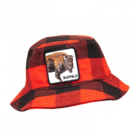 GOORIN Extra Bucket Hat Rosso - Cappello di tendenza