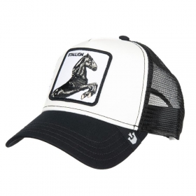 GOORIN Cappello Trucker Stallion Bianco Nero