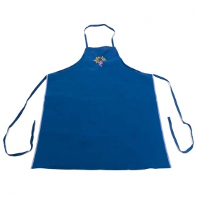 Grembiule blu vite in cotone