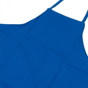 Grembiule blu per bambini - 65 cm, in cotone