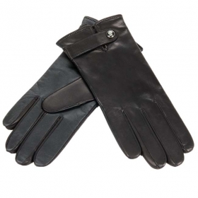 Guanti in pelle da donna foderati, firmati ROECKL