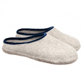 Pantofole HAUNOLD in feltro per collo del piede alto