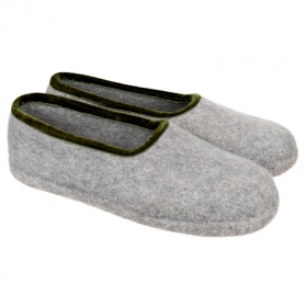 HAUNOLD   pantofole di puro feltro lana 100% colore gri