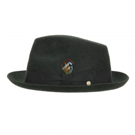 Cappello trilby HUTTER - verde
