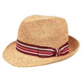 Cappello di paglia trilby HUTTER: elegante e pratico